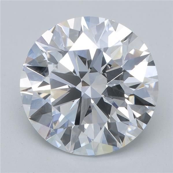 3.30ct E VS1 Rare Carat Ideal Cut Round Lab Grown Diamond