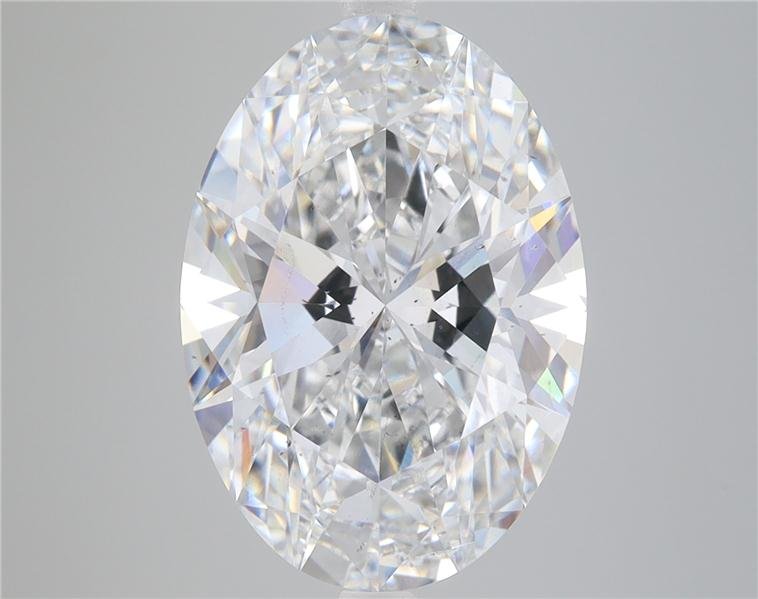 6.42ct F SI1 Rare Carat Ideal Cut Oval Lab Grown Diamond