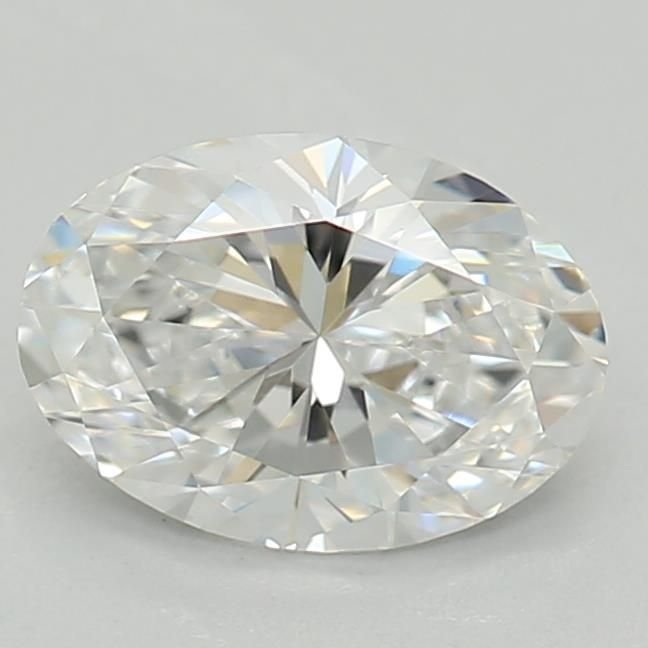 0.52ct D VVS1 Very Good Cut Oval Lab Grown Diamond