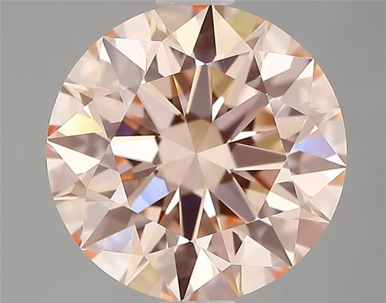 1.54 Ct. Fancy Intense Pink Round Lab Diamond