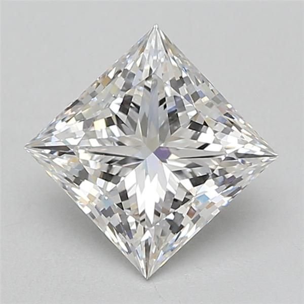 2.45ct E VS1 Rare Carat Ideal Cut Princess Lab Grown Diamond