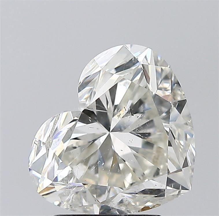 3.01ct I SI2 Rare Carat Ideal Cut Heart Diamond