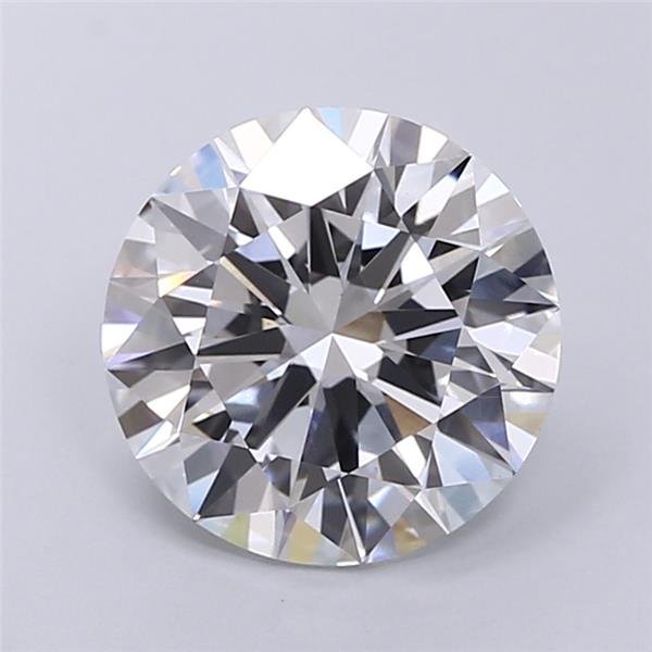 4.26ct D VS1 Excellent Cut Round Lab Grown Diamond