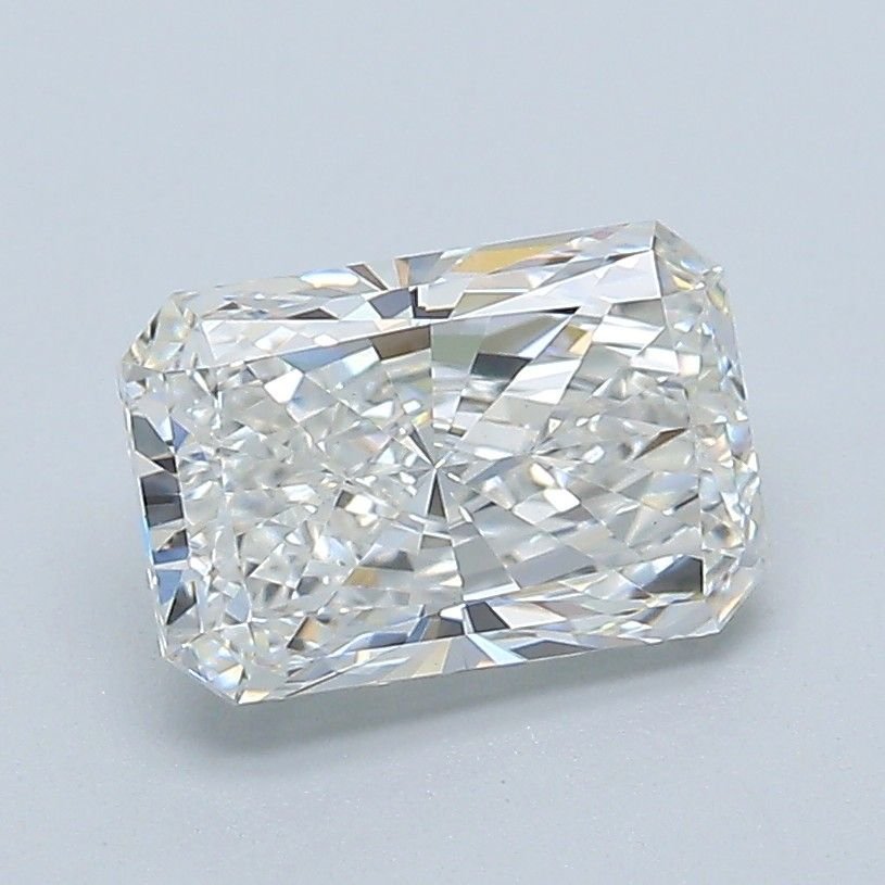 1.51ct F VVS2 Rare Carat Ideal Cut Radiant Lab Grown Diamond