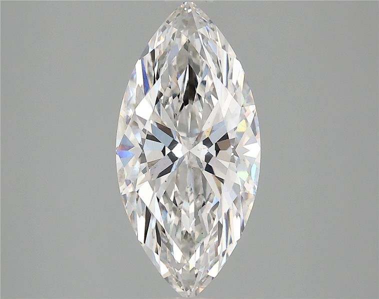 2.01ct F VS2 Rare Carat Ideal Cut Marquise Lab Grown Diamond