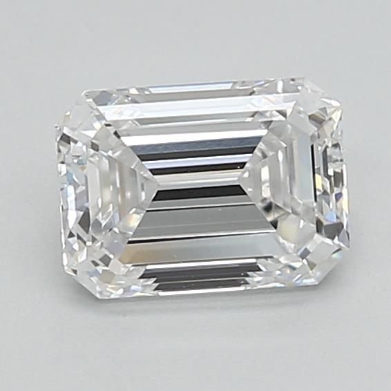 0.87ct D VVS2 Rare Carat Ideal Cut Emerald Lab Grown Diamond