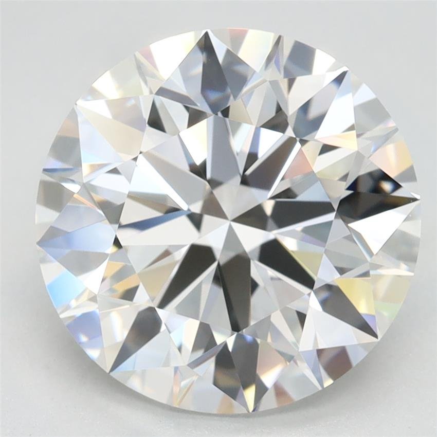 4.06ct F VVS1 Rare Carat Ideal Cut Round Lab Grown Diamond