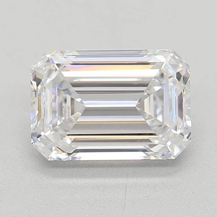 1.07ct D VS2 Rare Carat Ideal Cut Emerald Lab Grown Diamond