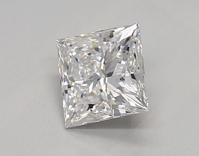 0.71ct D VVS2 Rare Carat Ideal Cut Princess Lab Grown Diamond
