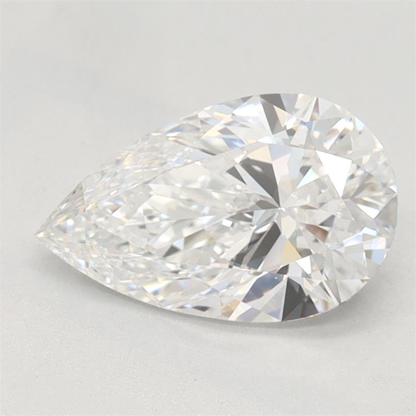 1.12ct D VVS1 Rare Carat Ideal Cut Pear Lab Grown Diamond