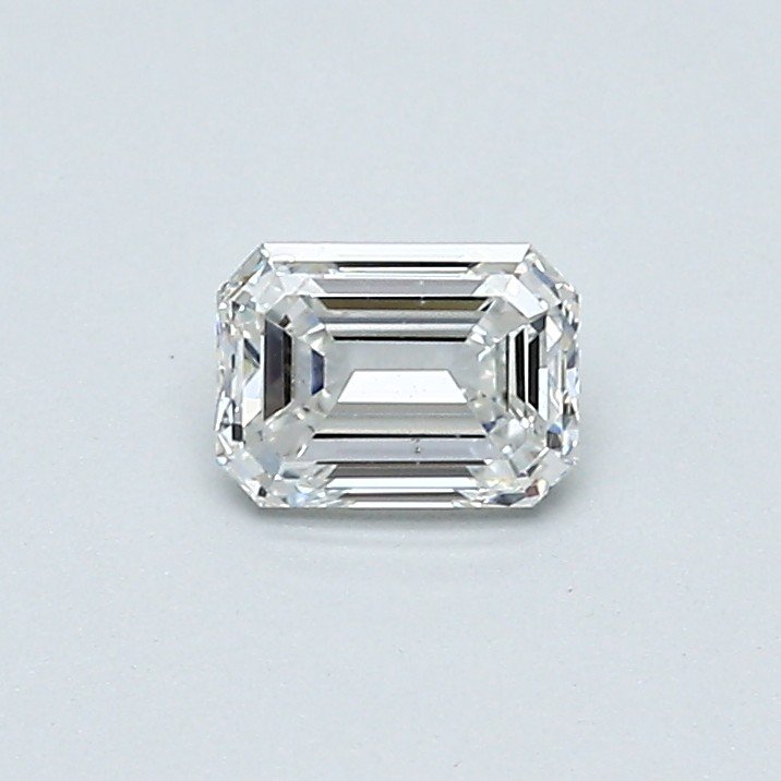 0.43ct F SI1 Rare Carat Ideal Cut Emerald Diamond