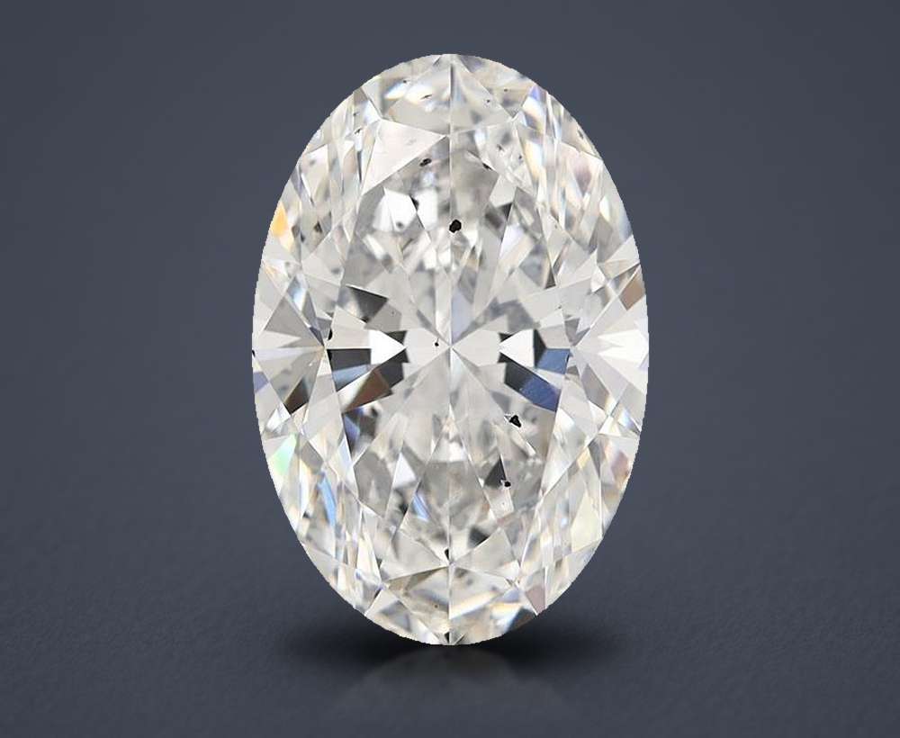 3.75 Carat Oval Lab Diamond