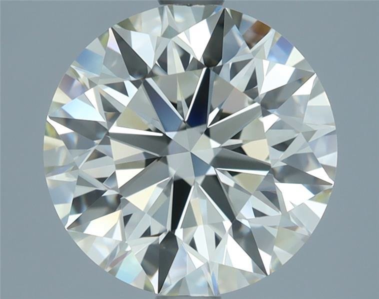 3.01ct K VVS1 Rare Carat Ideal Cut Round Diamond