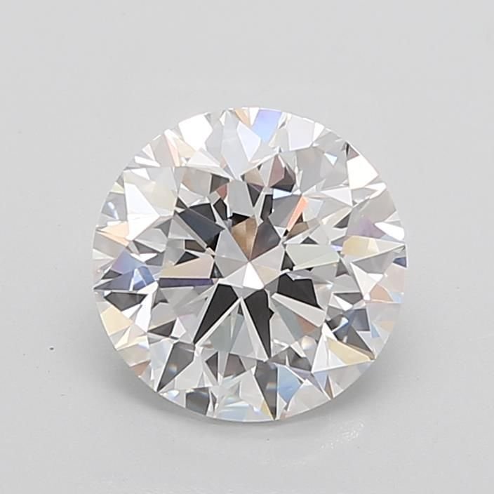 3.78ct E VVS2 Excellent Cut Round Lab Grown Diamond