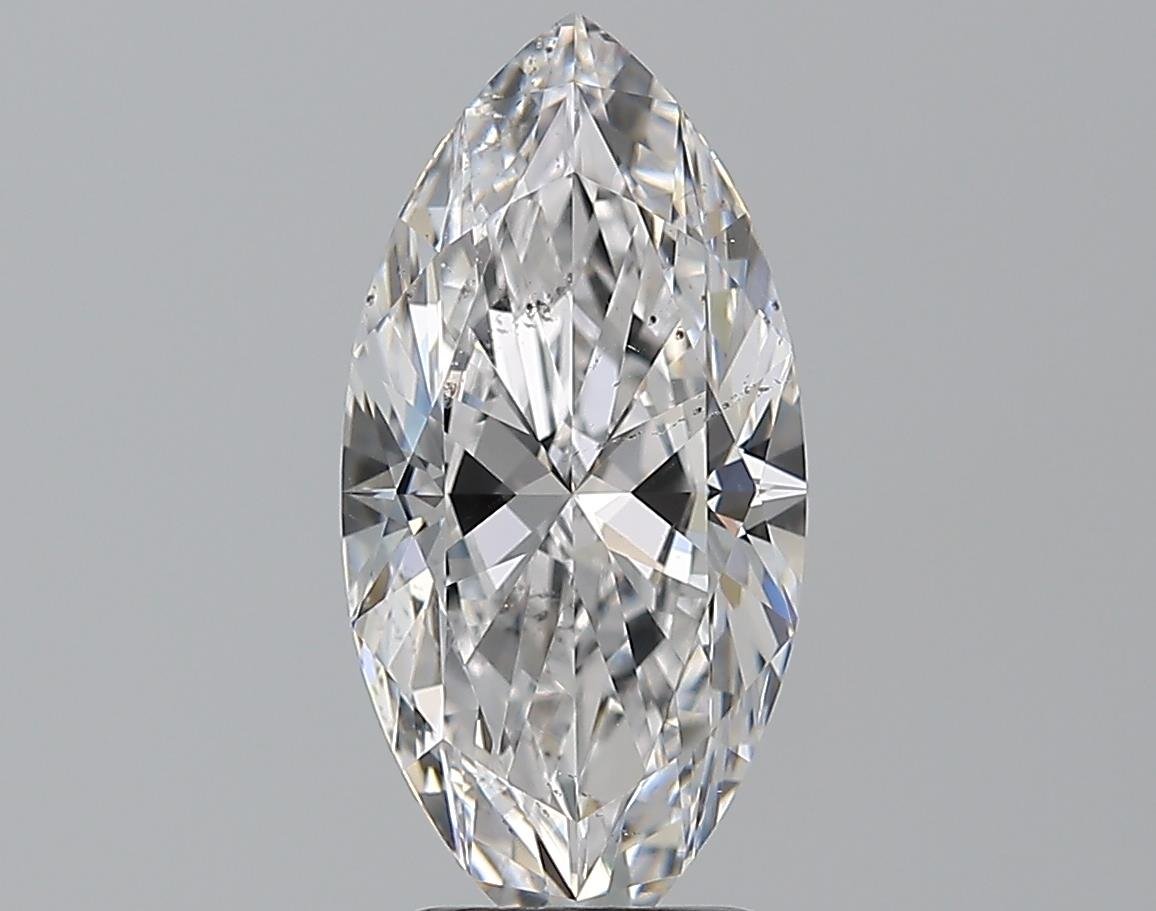 2.50ct D SI2 Rare Carat Ideal Cut Marquise Diamond