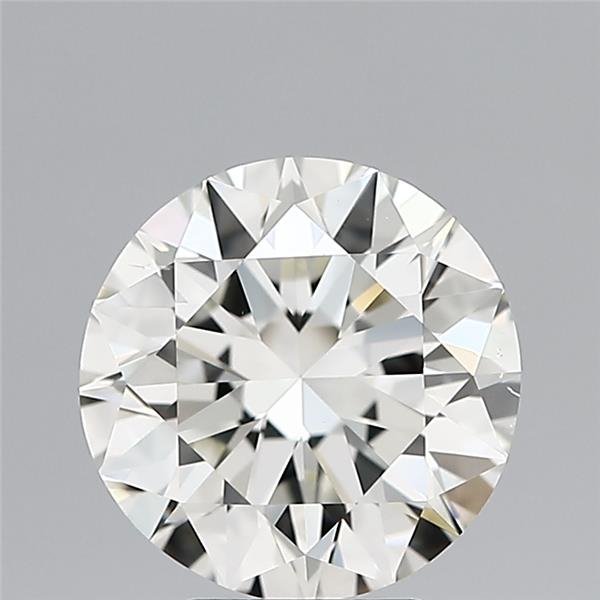 4.02ct I VS2 Rare Carat Ideal Cut Round Diamond