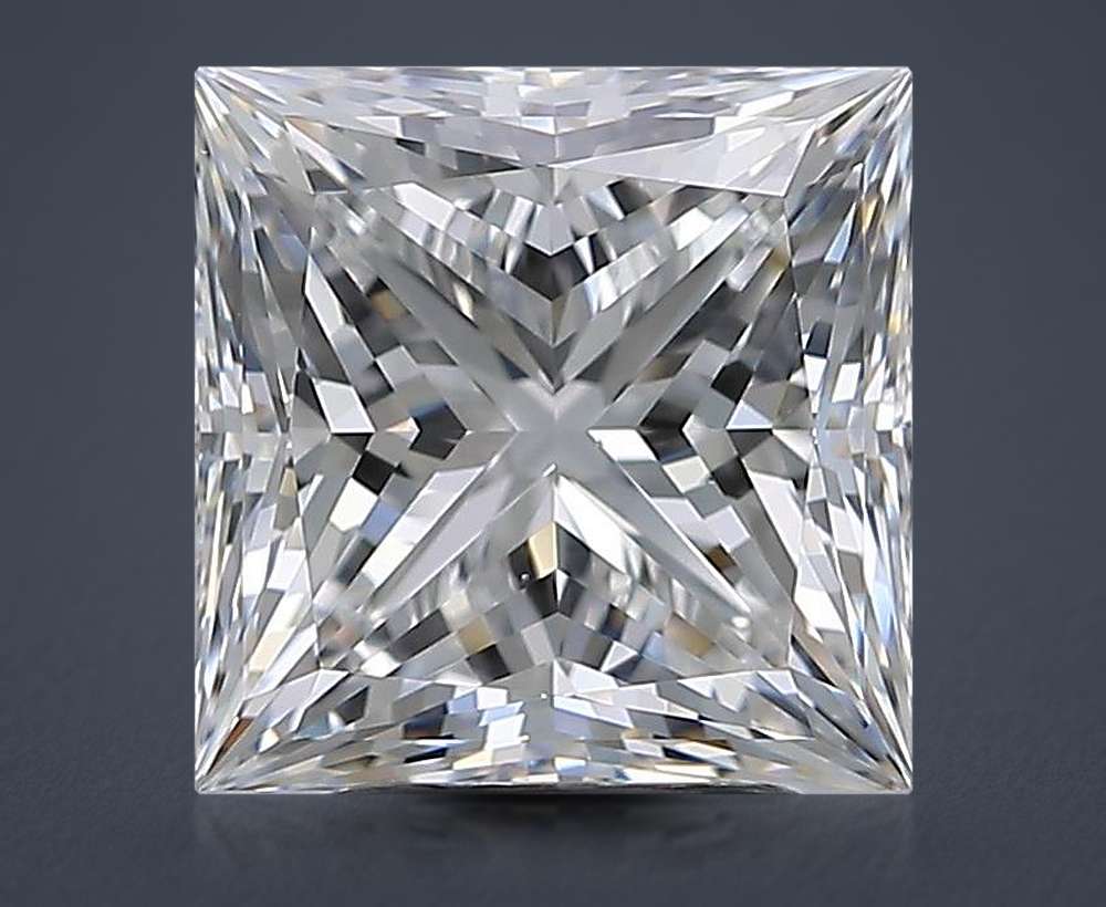 3.72 Carat Princess Natural Diamond