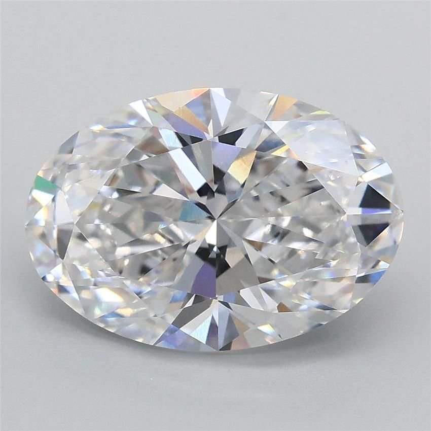 3.09ct D VS1 Rare Carat Ideal Cut Oval Lab Grown Diamond