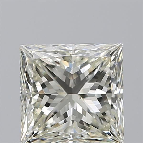 3.06ct J SI1 Very Good Cut Princess Diamond