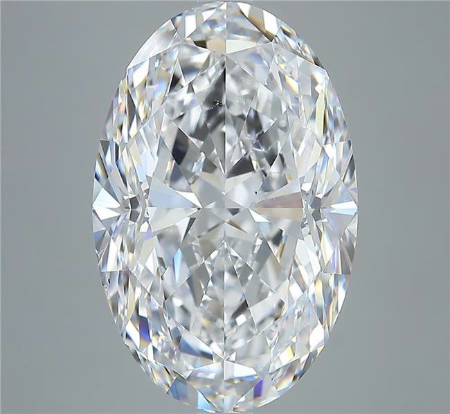 7.02ct D SI1 Very Good Cut Oval Diamond