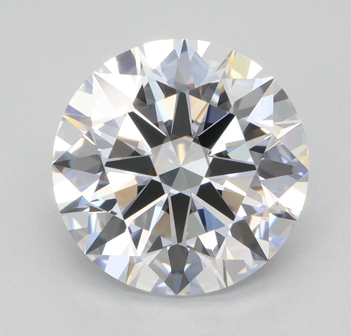 3.21ct D VVS1 Rare Carat Ideal Cut Round Lab Grown Diamond