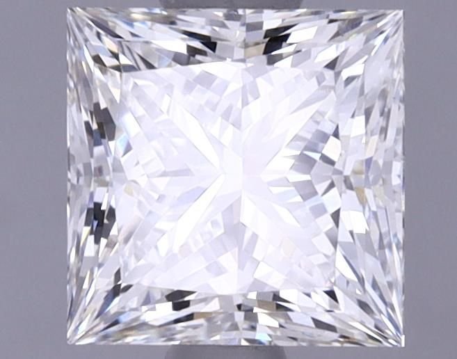 1.13ct F VS2 Rare Carat Ideal Cut Princess Lab Grown Diamond