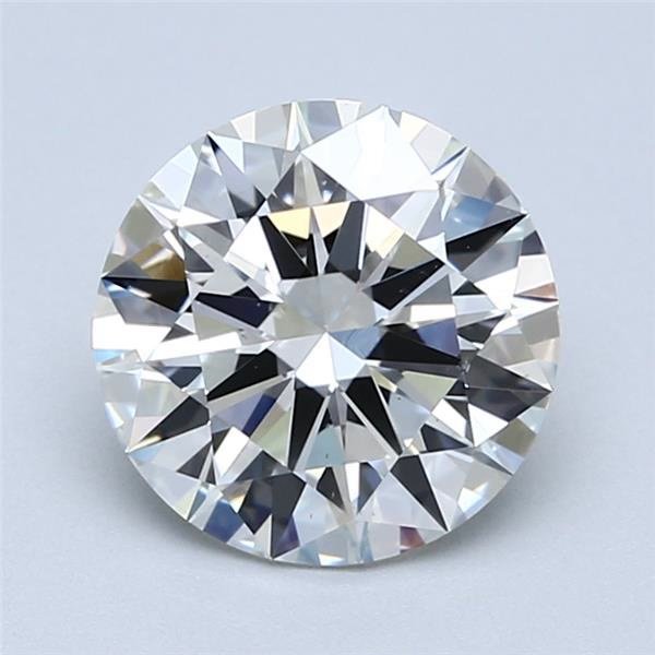 2.02ct I VS2 Rare Carat Ideal Cut Round Diamond