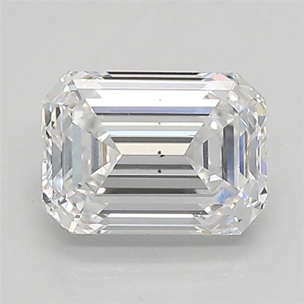 0.96ct D VS2 Rare Carat Ideal Cut Emerald Lab Grown Diamond