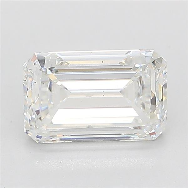 1.50ct G SI1 Rare Carat Ideal Cut Emerald Lab Grown Diamond