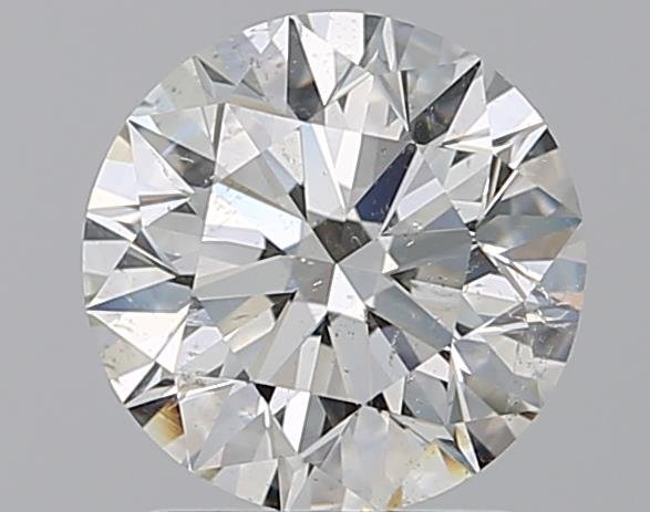 2.01ct I SI2 Rare Carat Ideal Cut Round Diamond