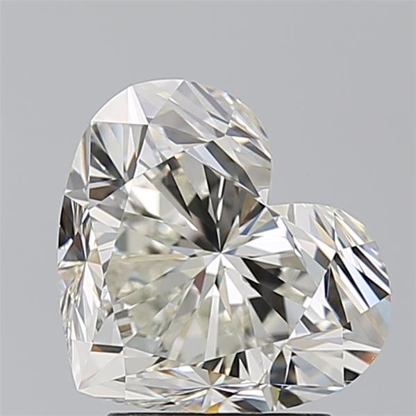 3.02ct K VS2 Rare Carat Ideal Cut Heart Diamond