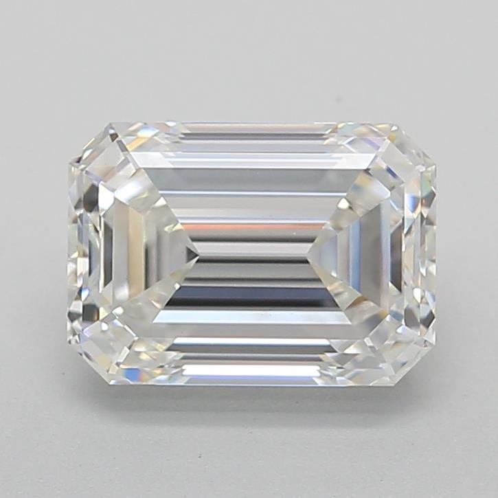 2.05ct G VVS2 Rare Carat Ideal Cut Emerald Lab Grown Diamond