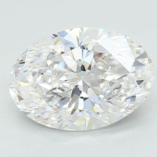 1.73ct D VS2 Rare Carat Ideal Cut Oval Lab Grown Diamond