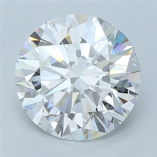 7.02ct E VS2 Rare Carat Ideal Cut Round Lab Grown Diamond