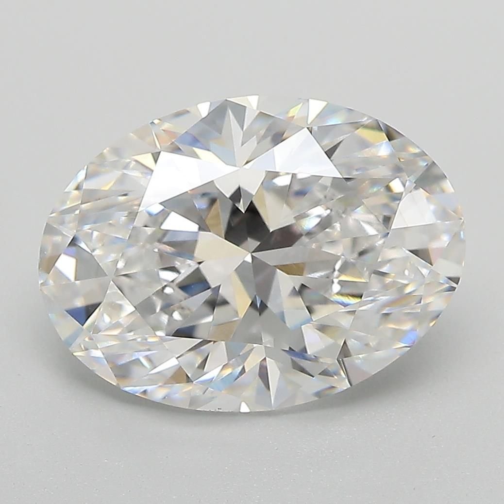 4.03ct D VS1 Rare Carat Ideal Cut Oval Lab Grown Diamond