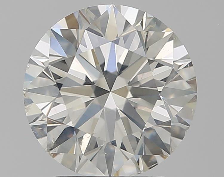 2.21ct J SI2 Rare Carat Ideal Cut Round Diamond