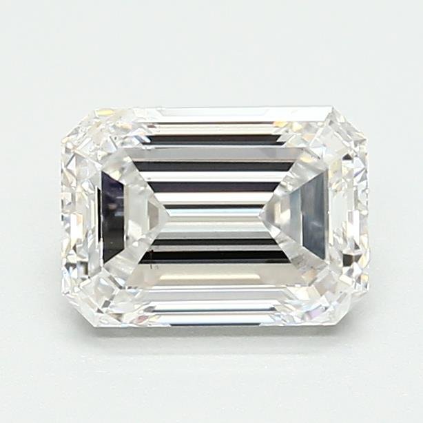 1.51ct D VS2 Excellent Cut Emerald Lab Grown Diamond