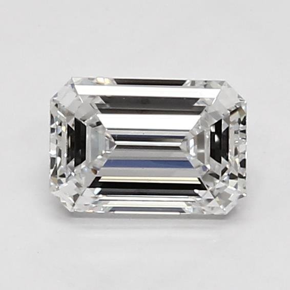 0.94ct D VS1 Excellent Cut Emerald Lab Grown Diamond
