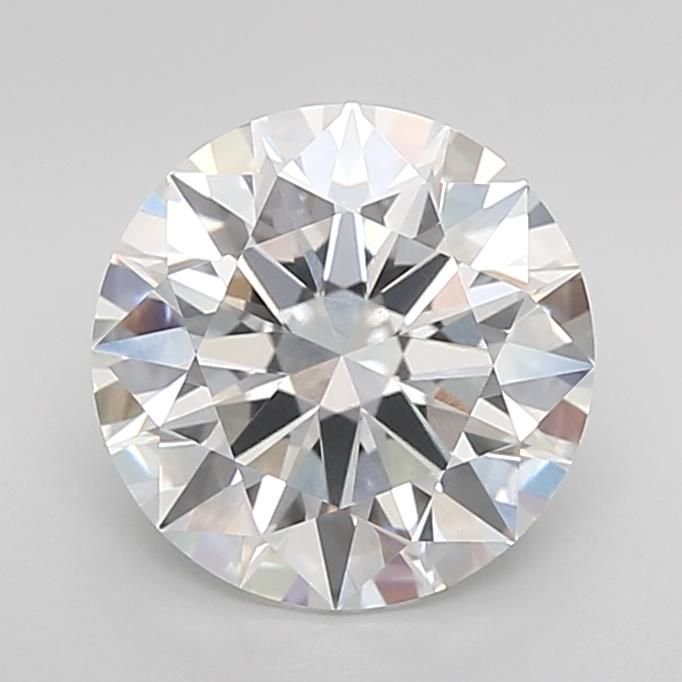 3.23ct F VVS2 Rare Carat Ideal Cut Round Lab Grown Diamond