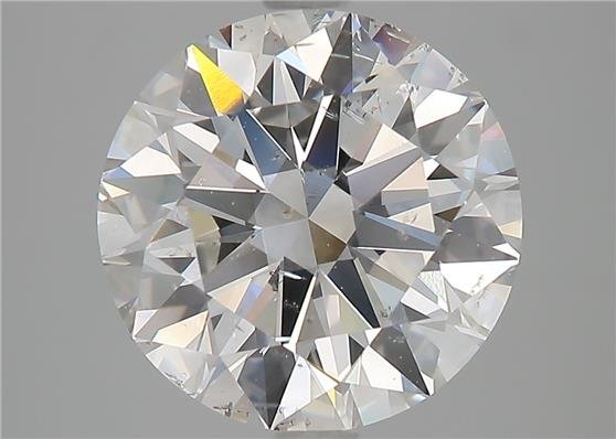 3.51ct F SI2 Rare Carat Ideal Cut Round Diamond