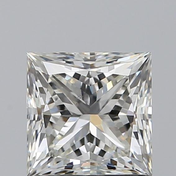 1.05ct J SI1 Rare Carat Ideal Cut Princess Diamond