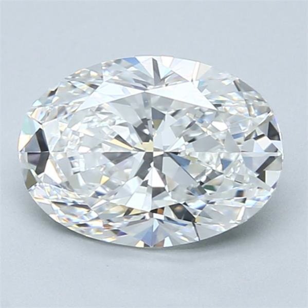 1.90ct F VVS2 Rare Carat Ideal Cut Oval Diamond