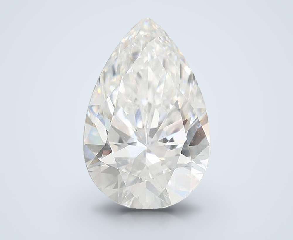 4.09 Carat Pear Lab Diamond