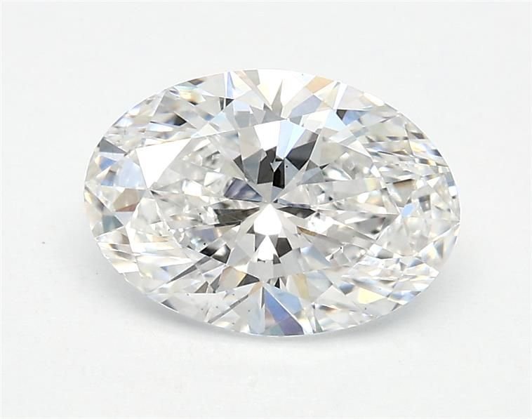 1.00ct F VS2 Rare Carat Ideal Cut Oval Lab Grown Diamond