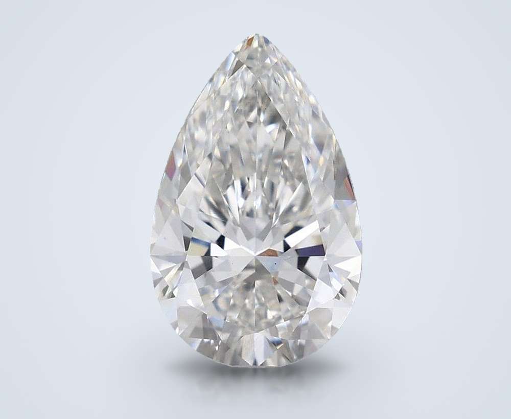 3.43 Carat Pear Lab Diamond