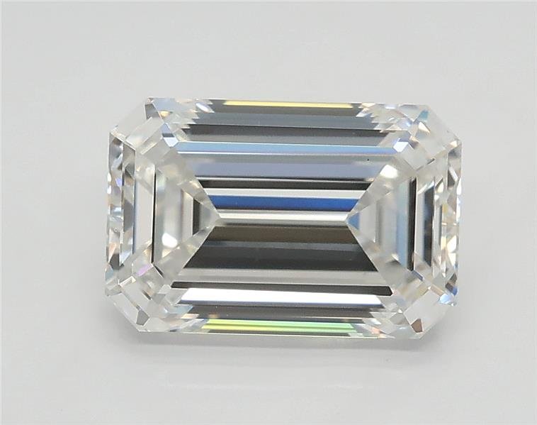 2.01ct F VS1 Rare Carat Ideal Cut Emerald Lab Grown Diamond