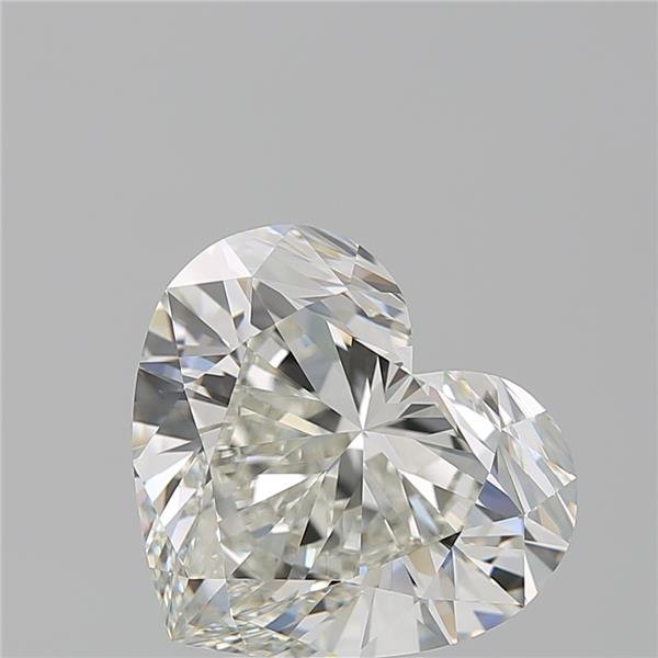 5.06ct J VVS2 Rare Carat Ideal Cut Heart Diamond