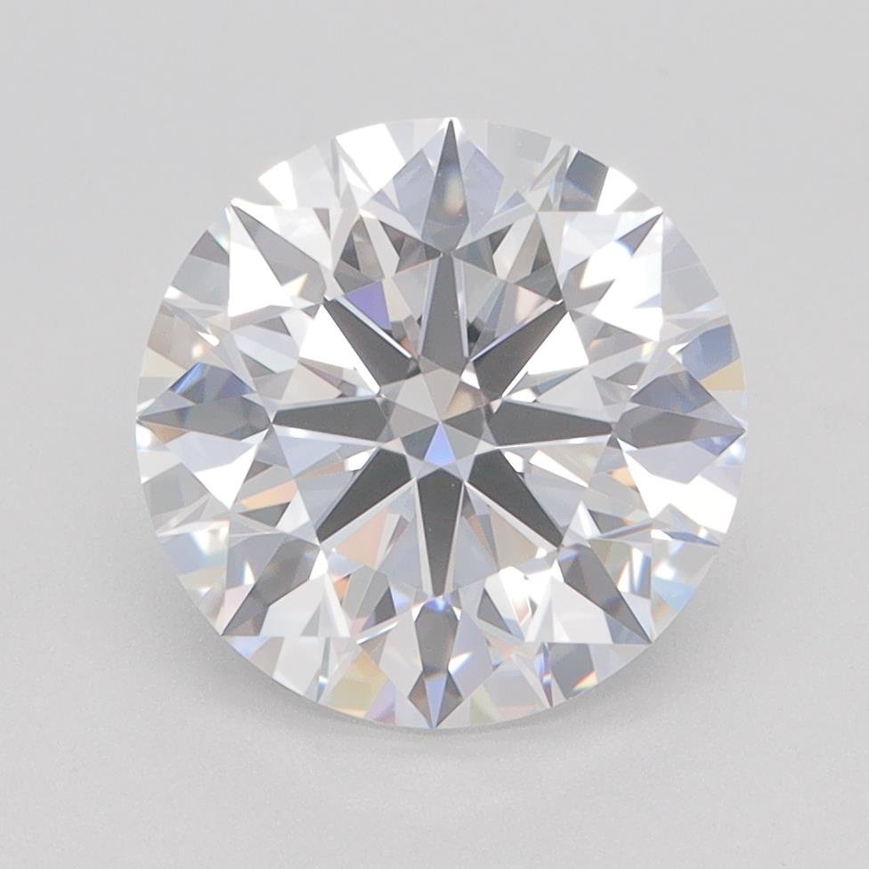 2.82ct D VVS1 Rare Carat Ideal Cut Round Lab Grown Diamond