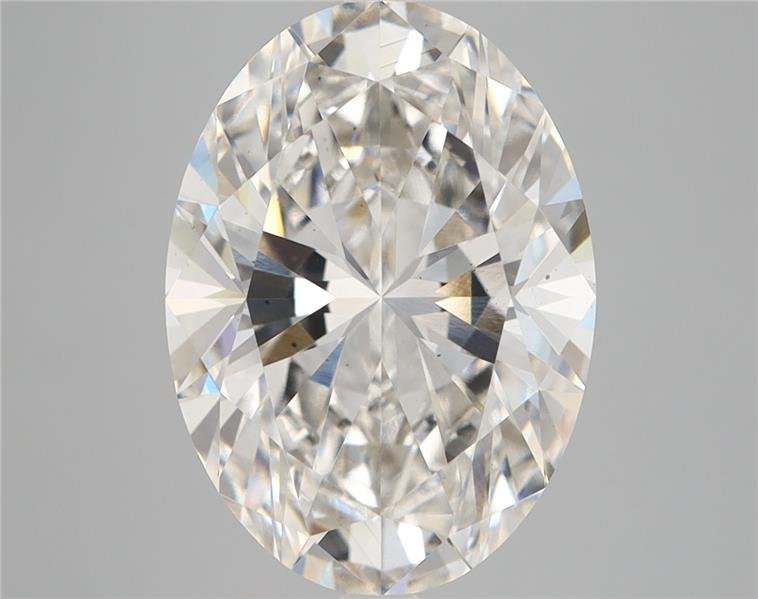 5.08ct H VS2 Rare Carat Ideal Cut Oval Lab Grown Diamond