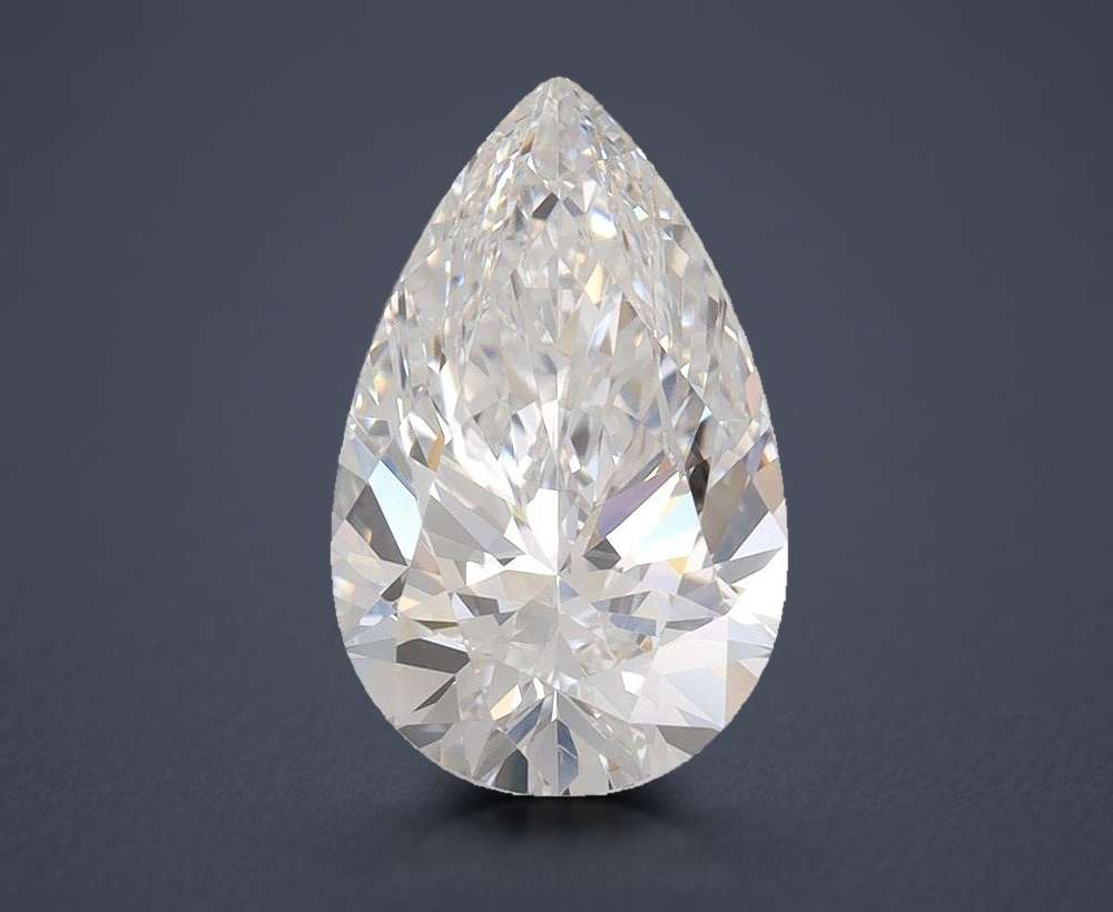 1.63 Carat Pear Lab Diamond